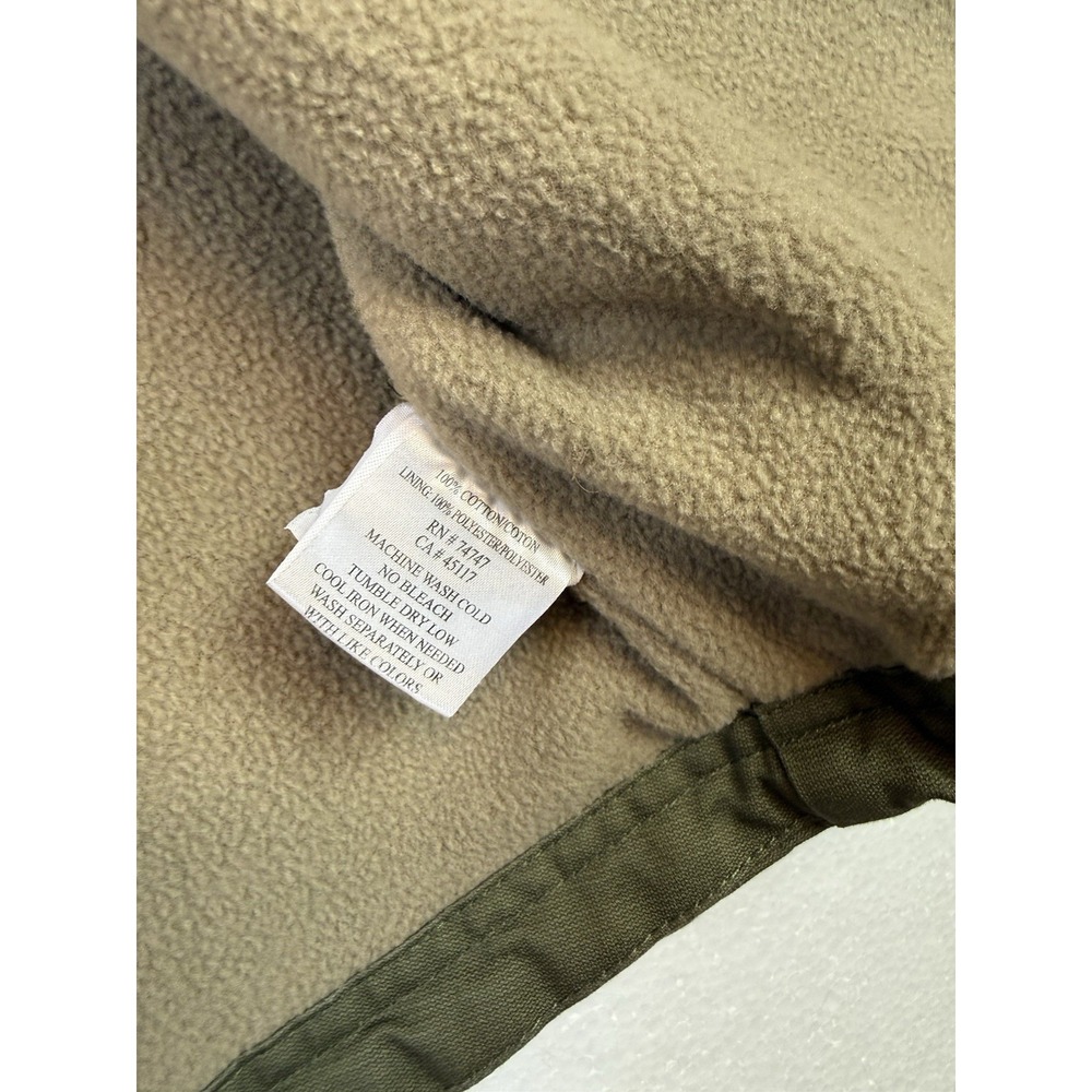 RedHead Vest Duck Canvas Mens Sz XL Camp Hunting Hiking Jacket Olive Green New - Picture 8 of 9